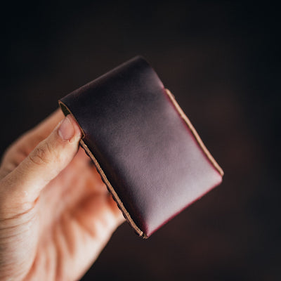 Chromexcel Snap Finn - Lost Dutchman Leather handmade leather wallets