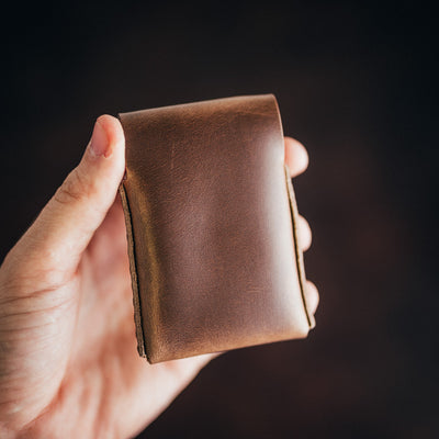 Chromexcel Snap Finn - Lost Dutchman Leather handmade leather wallets
