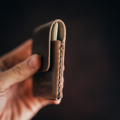 Chromexcel Snap Finn - Lost Dutchman Leather handmade leather wallets