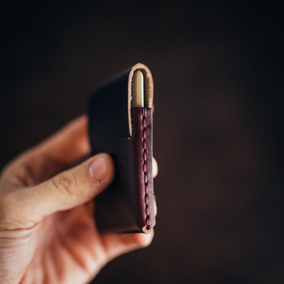 Chromexcel Thin Finn - Lost Dutchman Leather handmade leather wallets