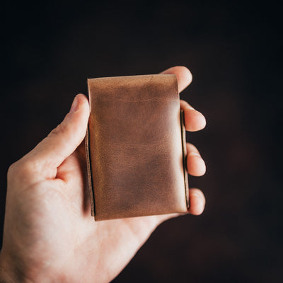 Chromexcel Thin Finn - Lost Dutchman Leather handmade leather wallets