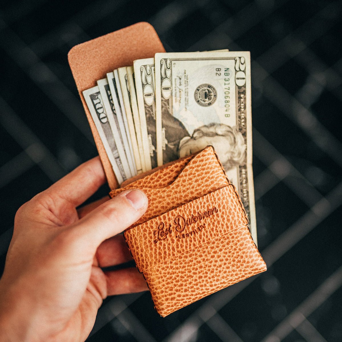 Dollaro Big Finn 2 - Lost Dutchman Leather handmade leather wallets