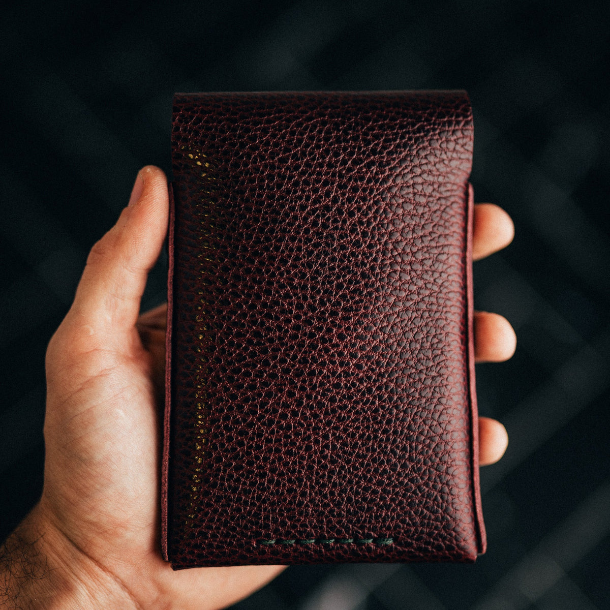 Dollaro Huckleberry (Tall) - Lost Dutchman Leather handmade leather wallets