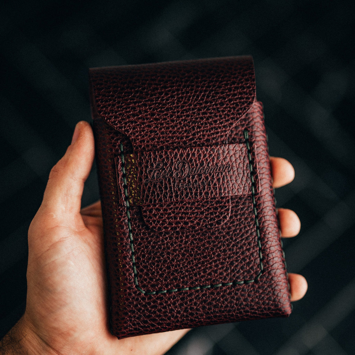Dollaro Huckleberry (Tall) - Lost Dutchman Leather handmade leather wallets