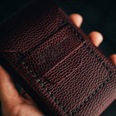 Dollaro Huckleberry (Tall) - Lost Dutchman Leather handmade leather wallets