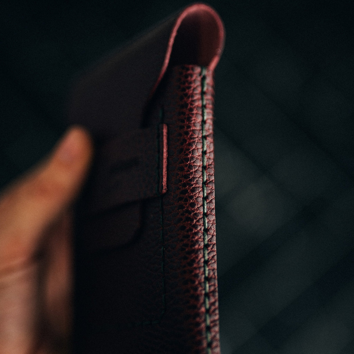 Dollaro Huckleberry (Tall) - Lost Dutchman Leather handmade leather wallets