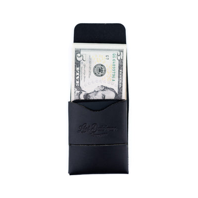 Franklin 2 – Black - Lost Dutchman Leather handmade leather wallets