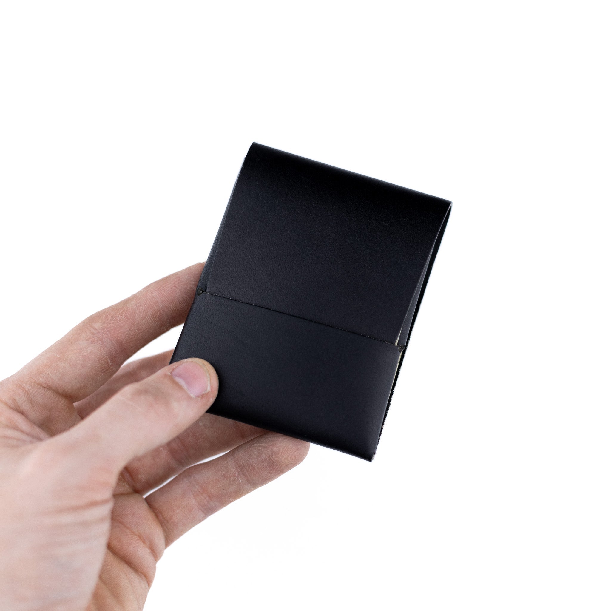 Franklin 2 – Black - Lost Dutchman Leather handmade leather wallets