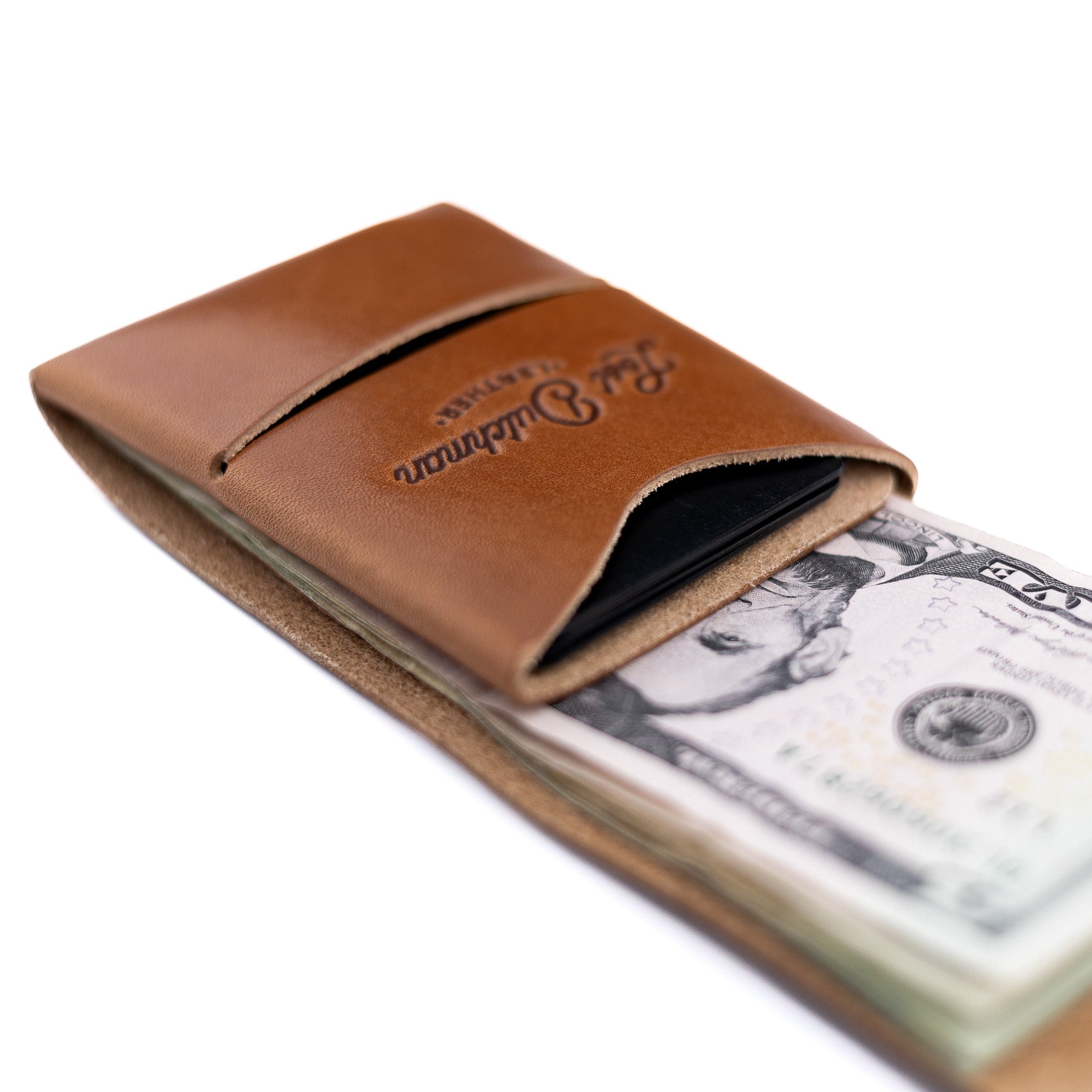 Franklin 2 – Brown - Lost Dutchman Leather handmade leather wallets
