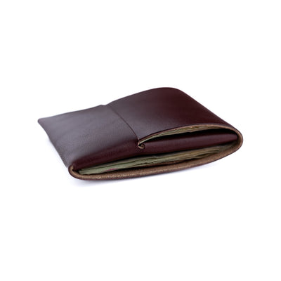 Franklin 2 – Burgundy - Lost Dutchman Leather handmade leather wallets