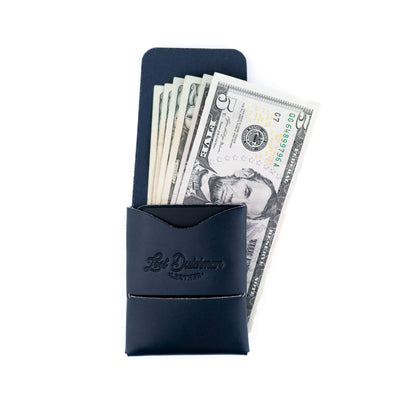 Franklin 2 – Navy - Lost Dutchman Leather handmade leather wallets