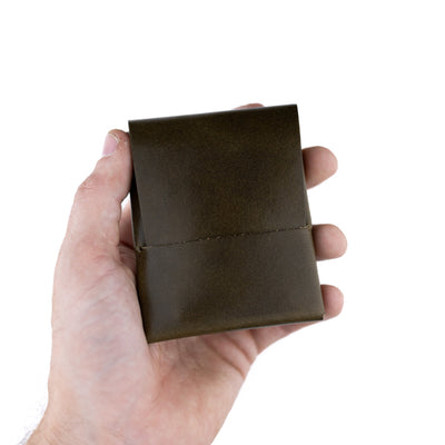 Franklin 2 – Olive - Lost Dutchman Leather handmade leather wallets