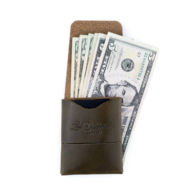 Franklin 2 – Olive - Lost Dutchman Leather handmade leather wallets