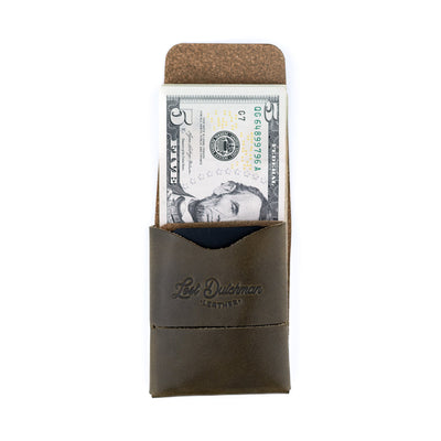 Franklin 2 – Olive - Lost Dutchman Leather handmade leather wallets