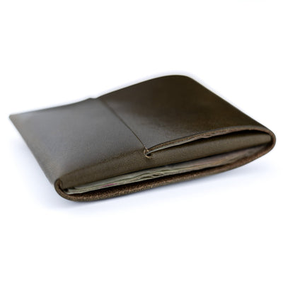 Franklin 2 – Olive - Lost Dutchman Leather handmade leather wallets