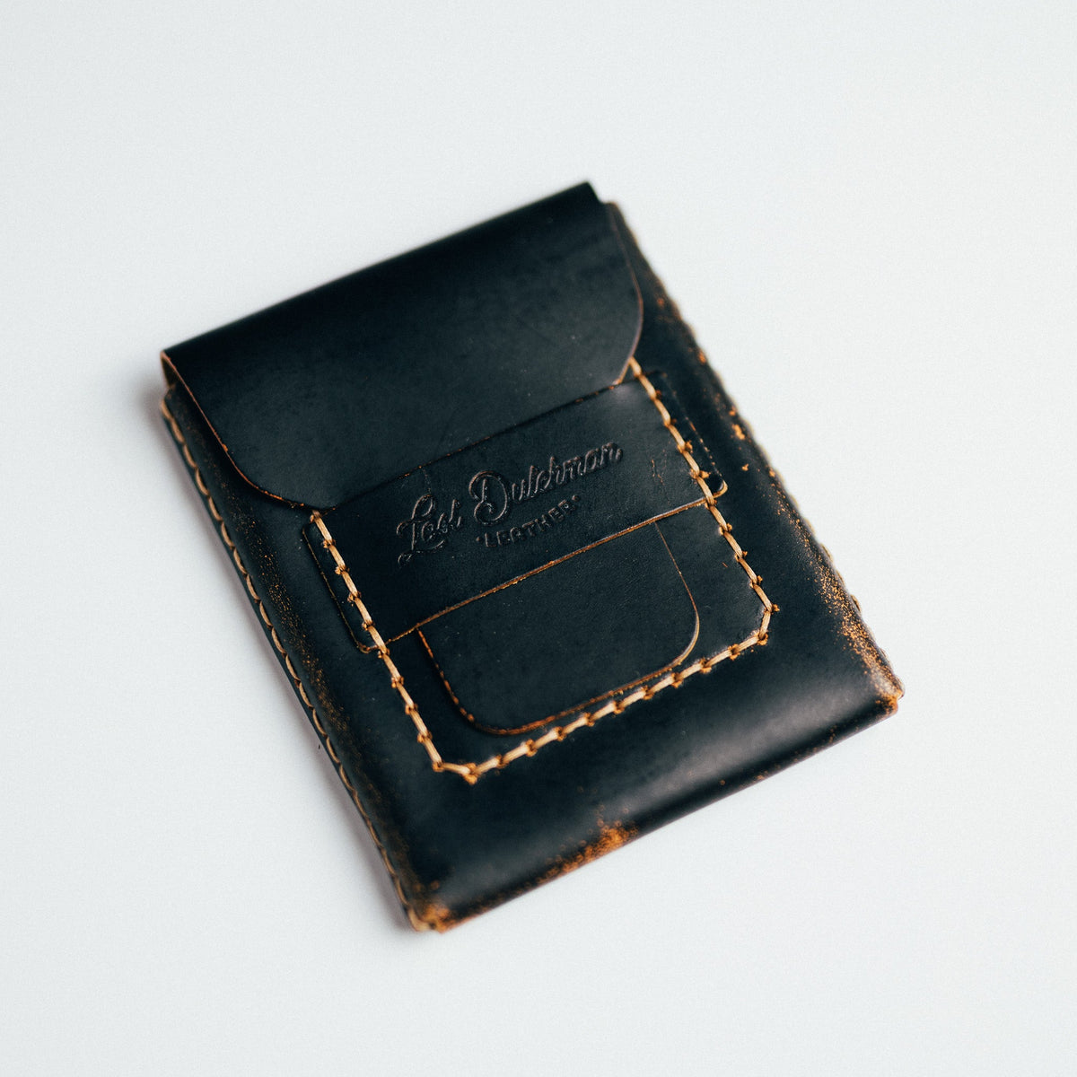 Ghost Huckleberry Standard - Lost Dutchman Leather handmade leather wallets