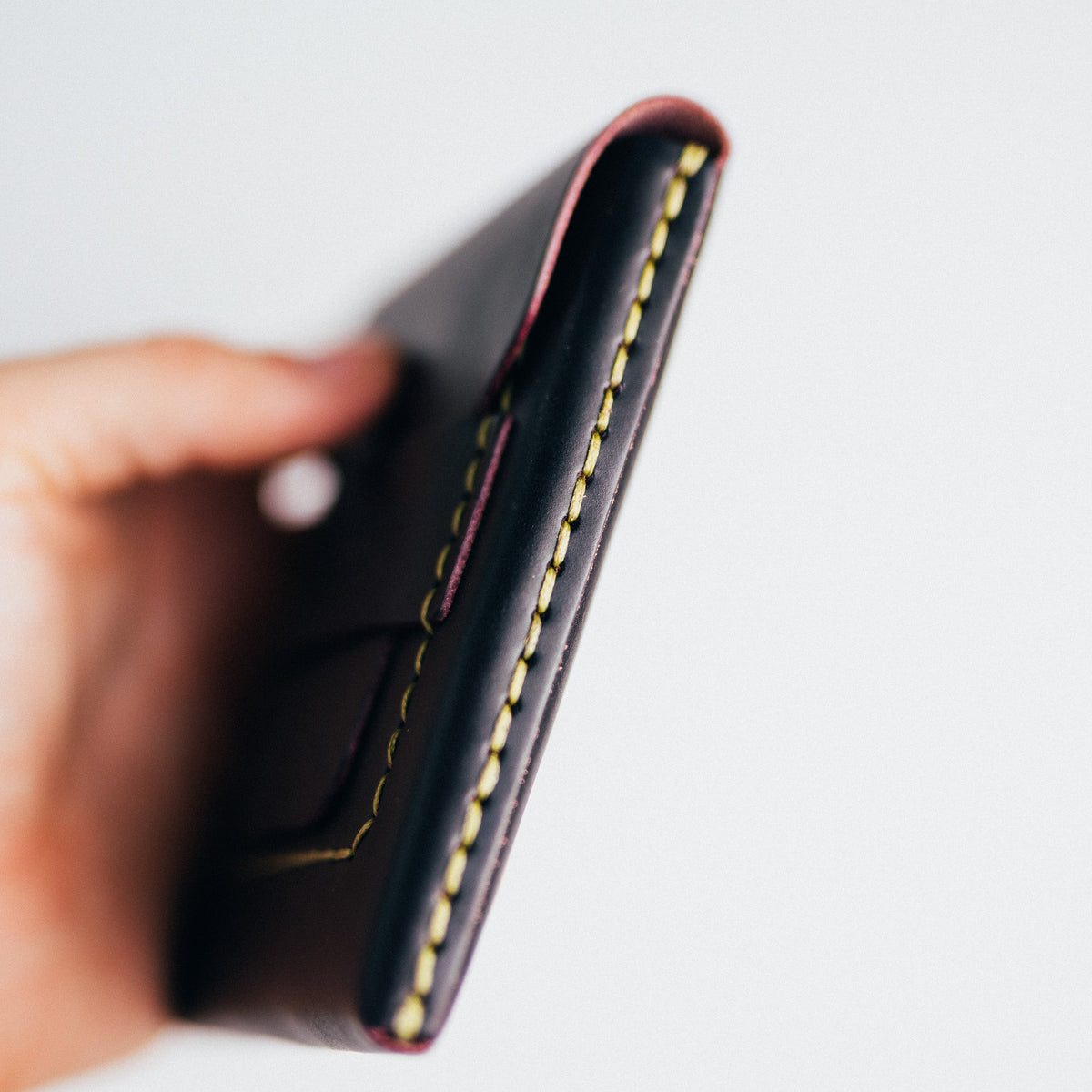 Ghost Huckleberry Standard - Lost Dutchman Leather handmade leather wallets