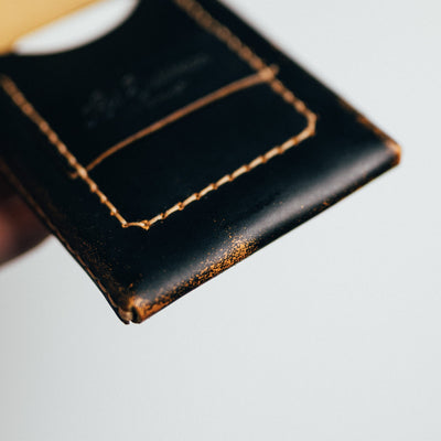 Ghost Huckleberry Standard - Lost Dutchman Leather handmade leather wallets