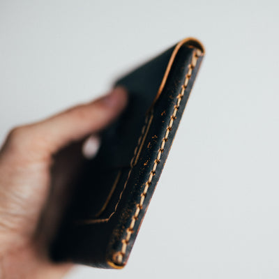 Ghost Huckleberry Standard - Lost Dutchman Leather handmade leather wallets