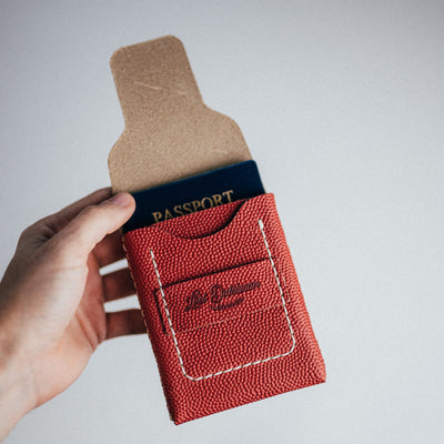 Horween Football Standard Huckleberry - Lost Dutchman Leather handmade leather wallets