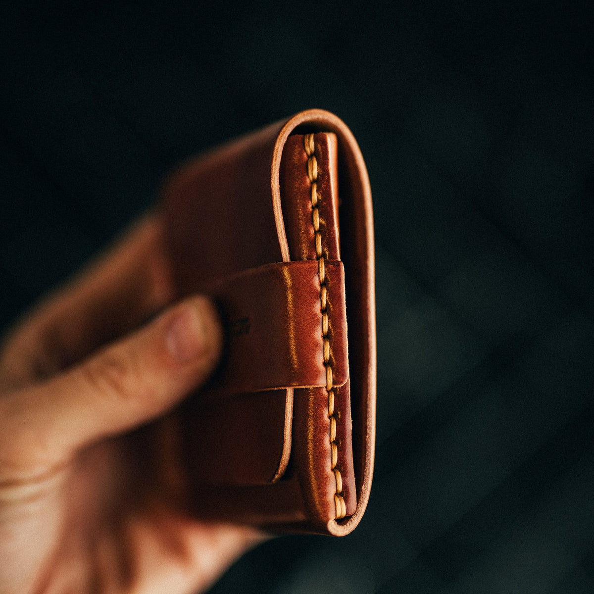 Horween Shell Cordovan Big Finn 2 - Lost Dutchman Leather handmade leather wallets