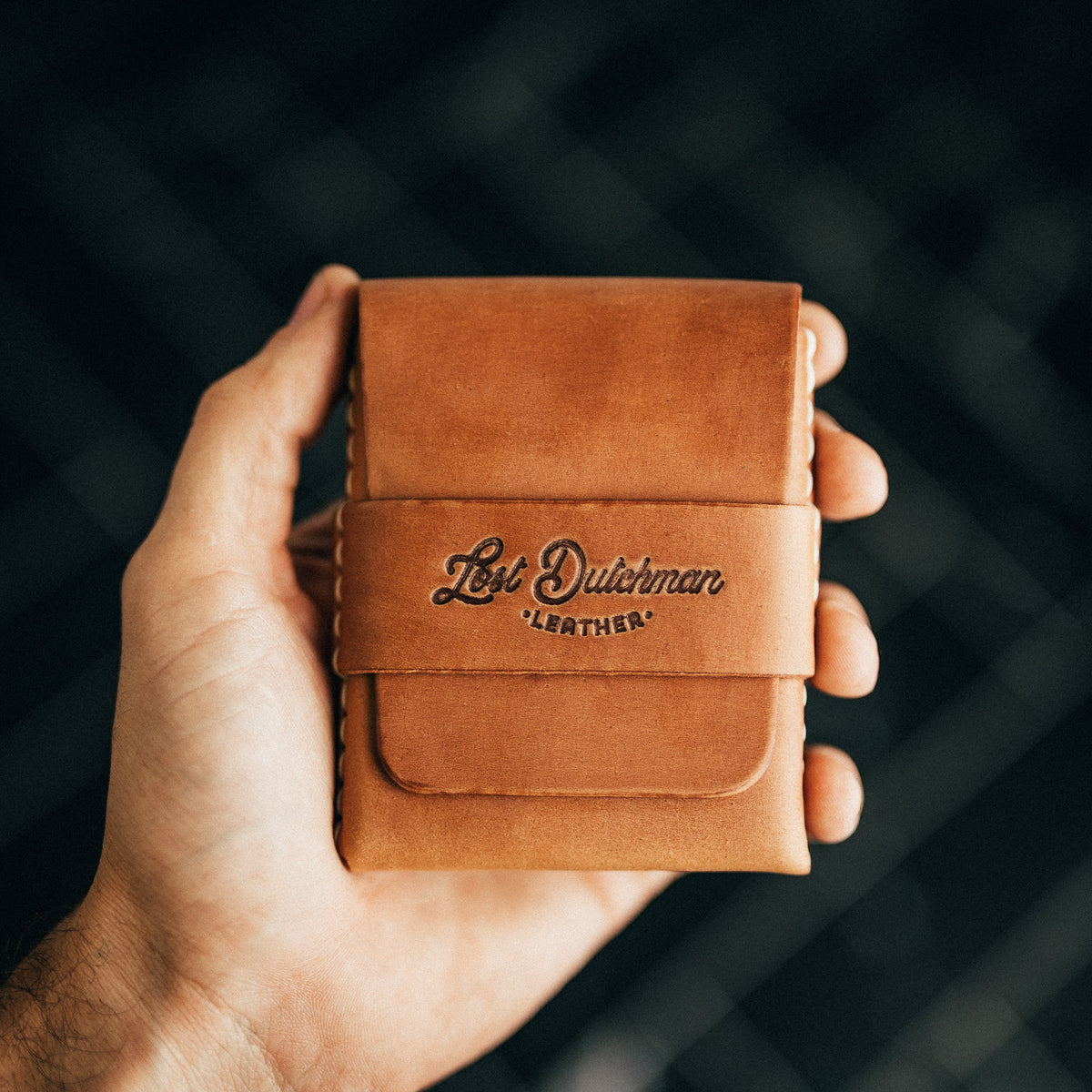 Horween Shell Cordovan Big Finn 2 - Lost Dutchman Leather handmade leather wallets