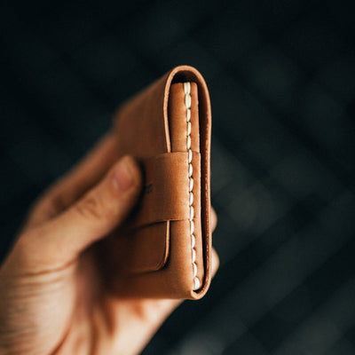 Horween Shell Cordovan Big Finn 2 - Lost Dutchman Leather handmade leather wallets