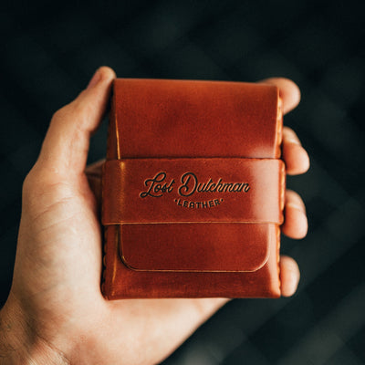 Horween Shell Cordovan Big Finn 2 - Lost Dutchman Leather handmade leather wallets