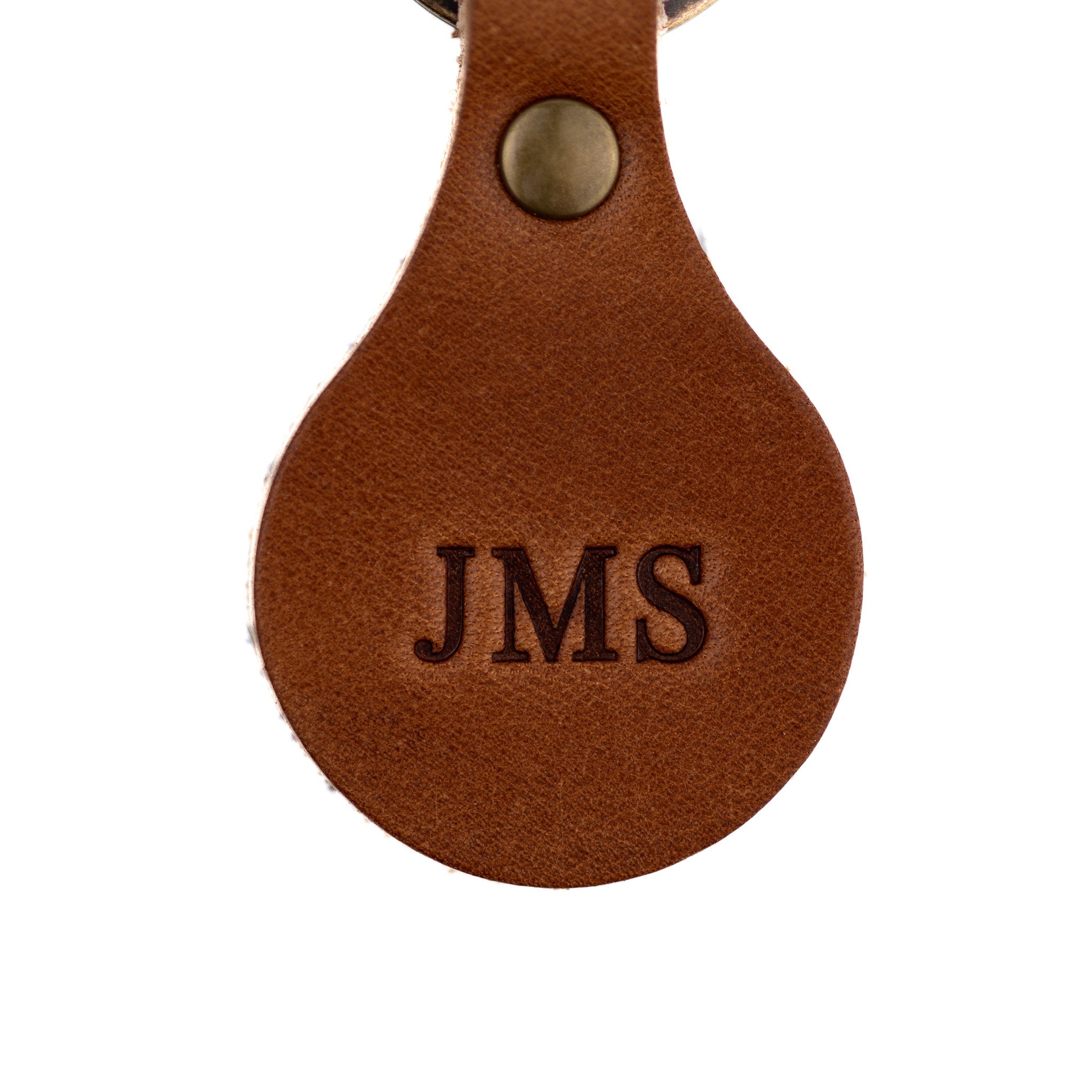 Key Tag - Brown - Lost Dutchman Leather handmade leather wallets