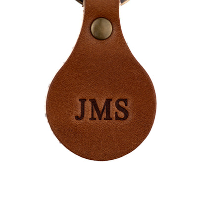 Key Tag - Brown - Lost Dutchman Leather handmade leather wallets