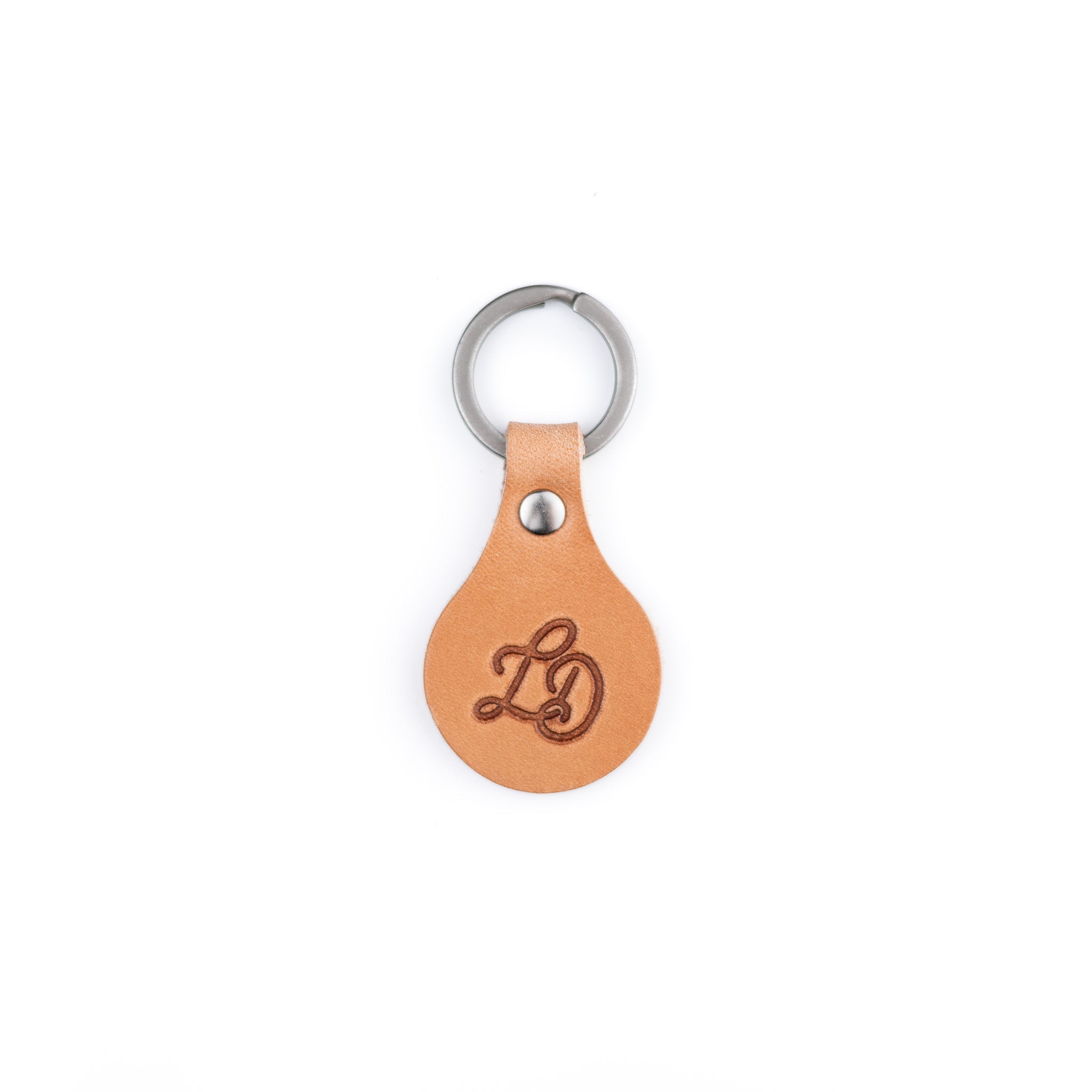 Key Tag - Russet - Lost Dutchman Leather handmade leather wallets