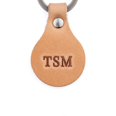 Key Tag - Russet - Lost Dutchman Leather handmade leather wallets
