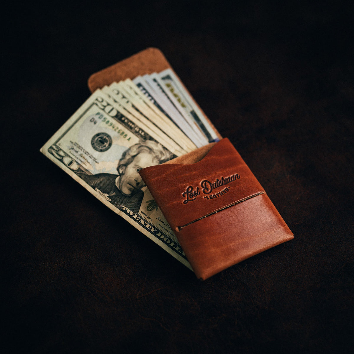 Lefty Franklin 2 Pre-Order - Lost Dutchman Leather handmade leather wallets