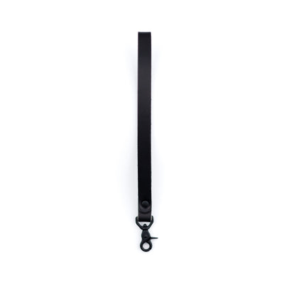 Long Lanyard - Black - Lost Dutchman Leather handmade leather wallets