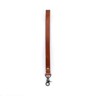 Long Lanyard - Brown - Lost Dutchman Leather handmade leather wallets