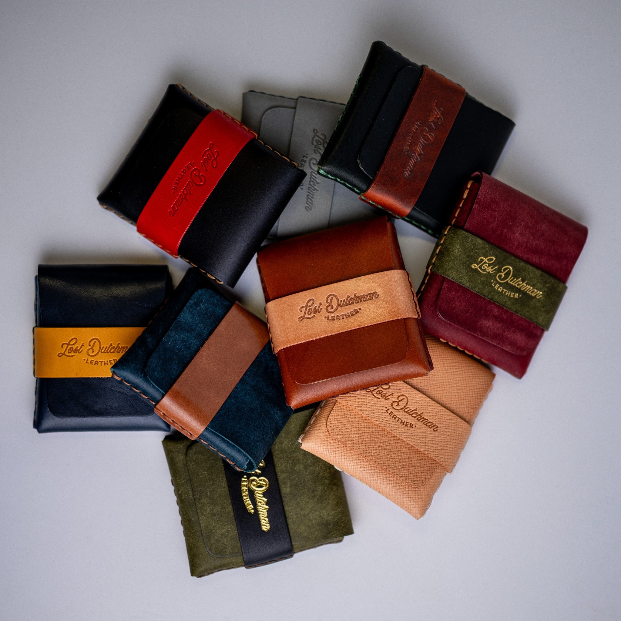 Mystery Big Finn – 3 for $200 - Lost Dutchman Leather handmade leather wallets