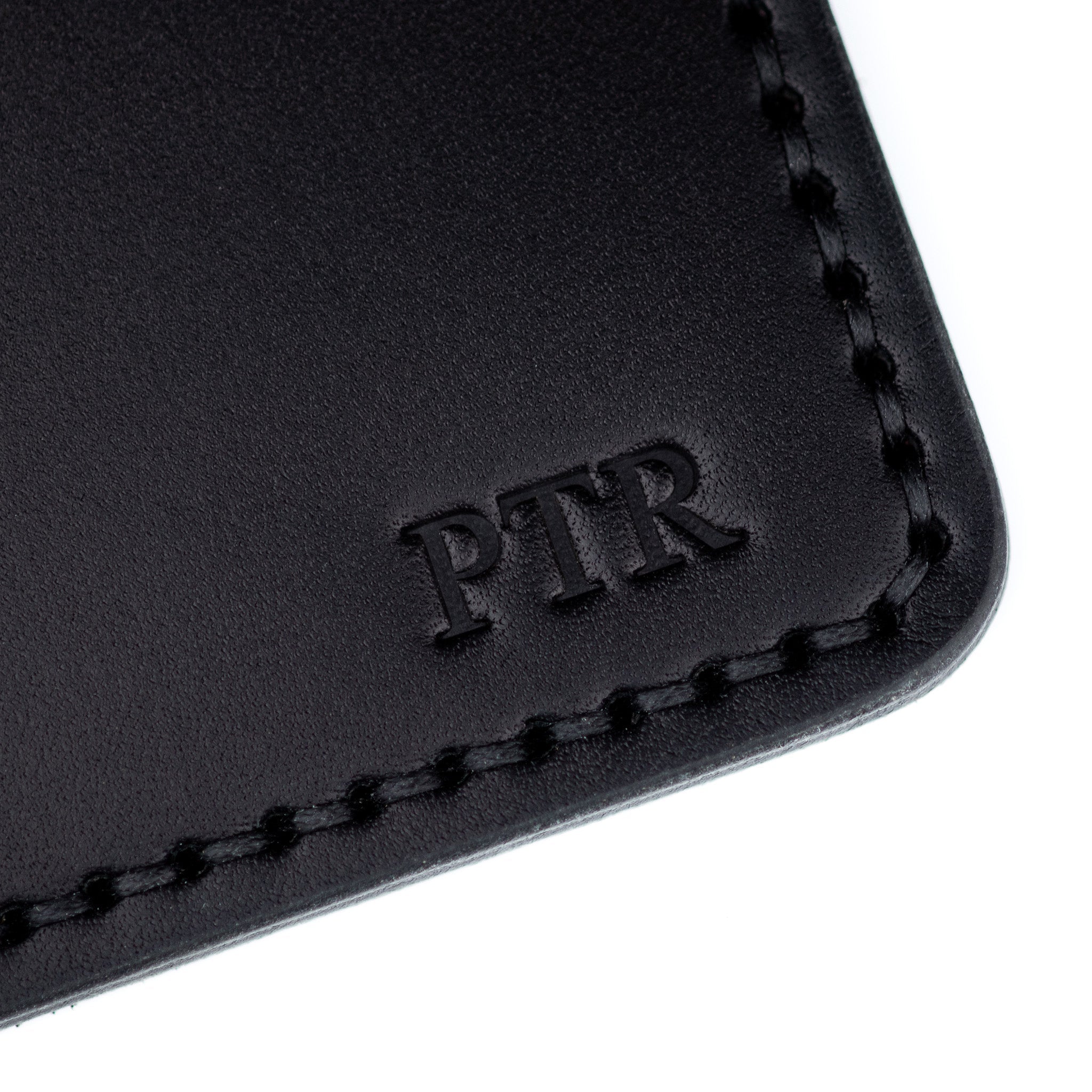 Notebook/Passport Cover – Black - Lost Dutchman Leather handmade leather wallets