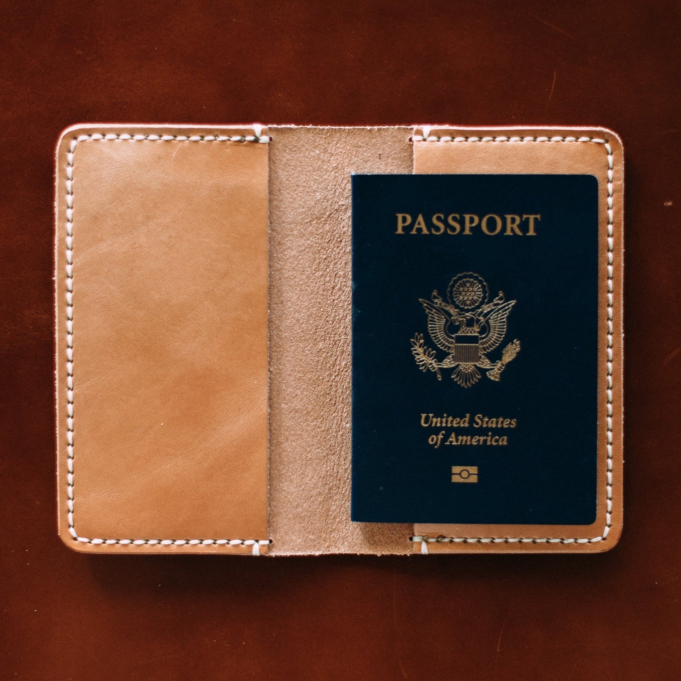 Notebook/Passport Cover - Lost Dutchman Leather handmade leather wallets