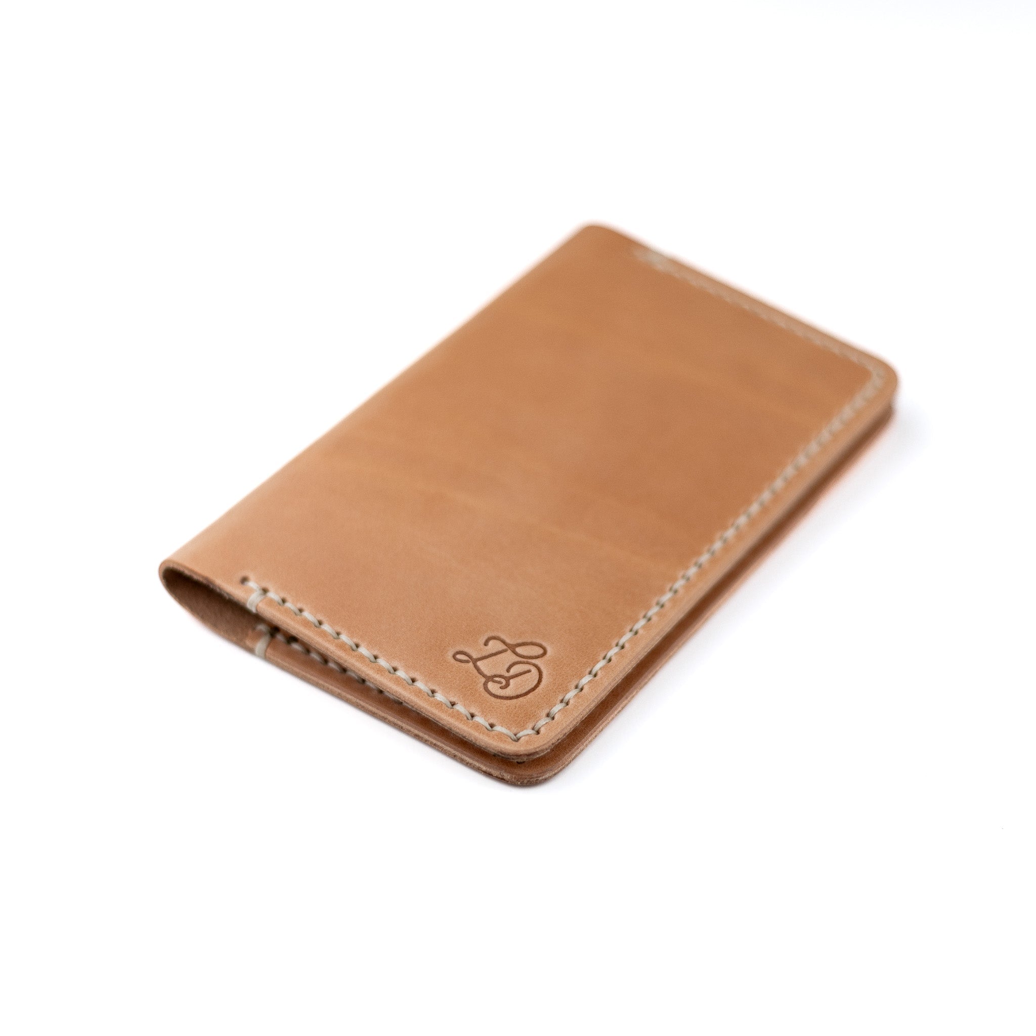 Notebook/Passport Cover – Russet - Lost Dutchman Leather handmade leather wallets