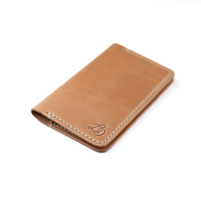 Notebook/Passport Cover – Russet - Lost Dutchman Leather handmade leather wallets