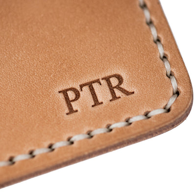 Notebook/Passport Cover – Russet - Lost Dutchman Leather handmade leather wallets