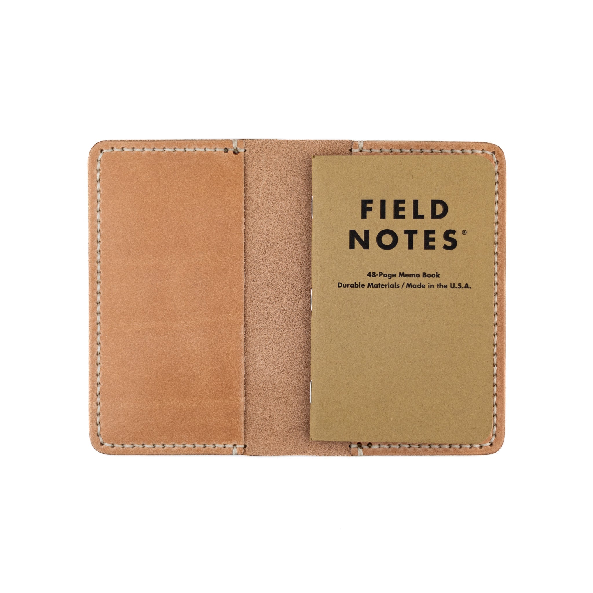 Notebook/Passport Cover – Russet - Lost Dutchman Leather handmade leather wallets