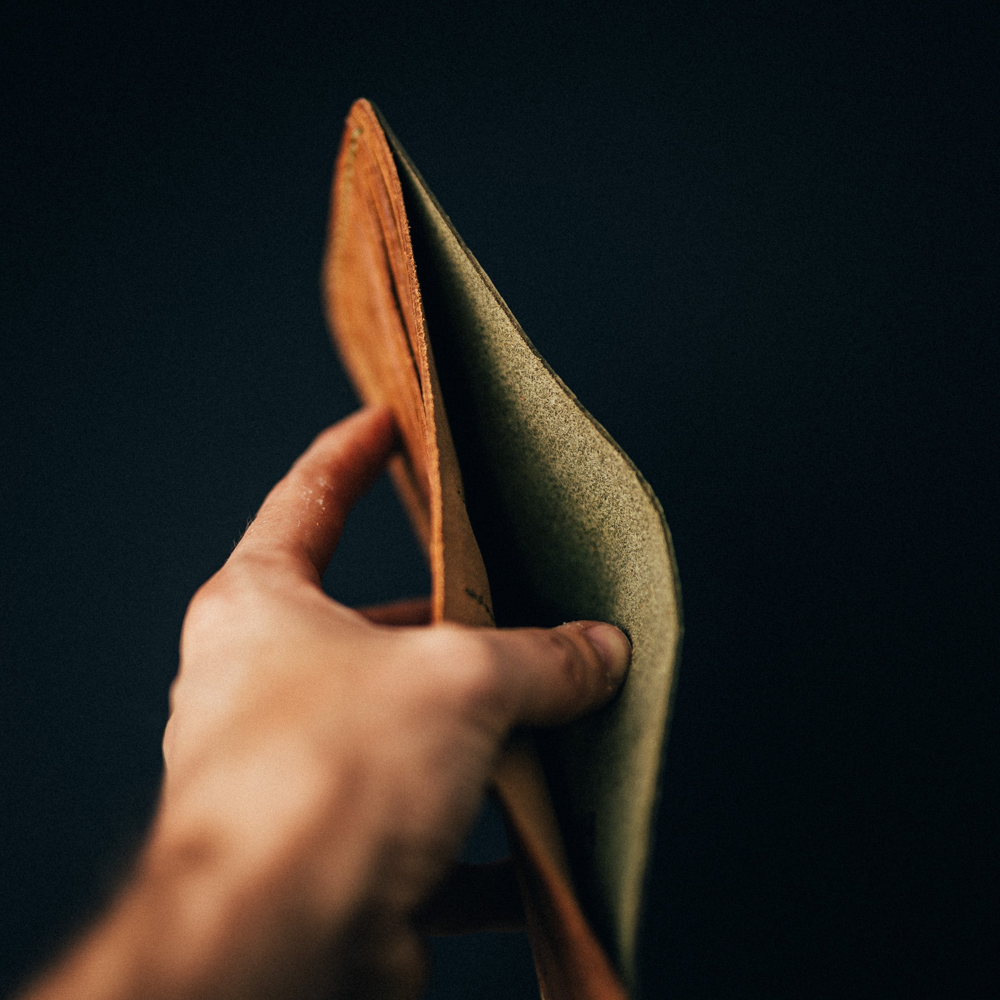 Pueblo Dad Wallet - Lost Dutchman Leather handmade leather wallets