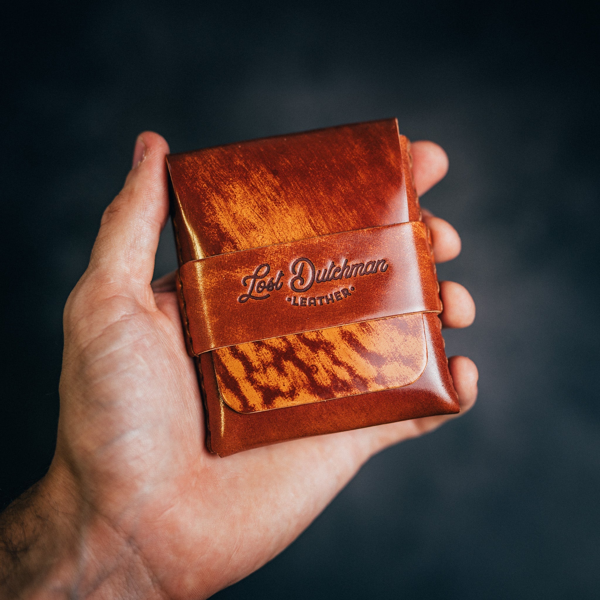 Shell Cordovan Big Finn 2 - Lost Dutchman Leather handmade leather wallets