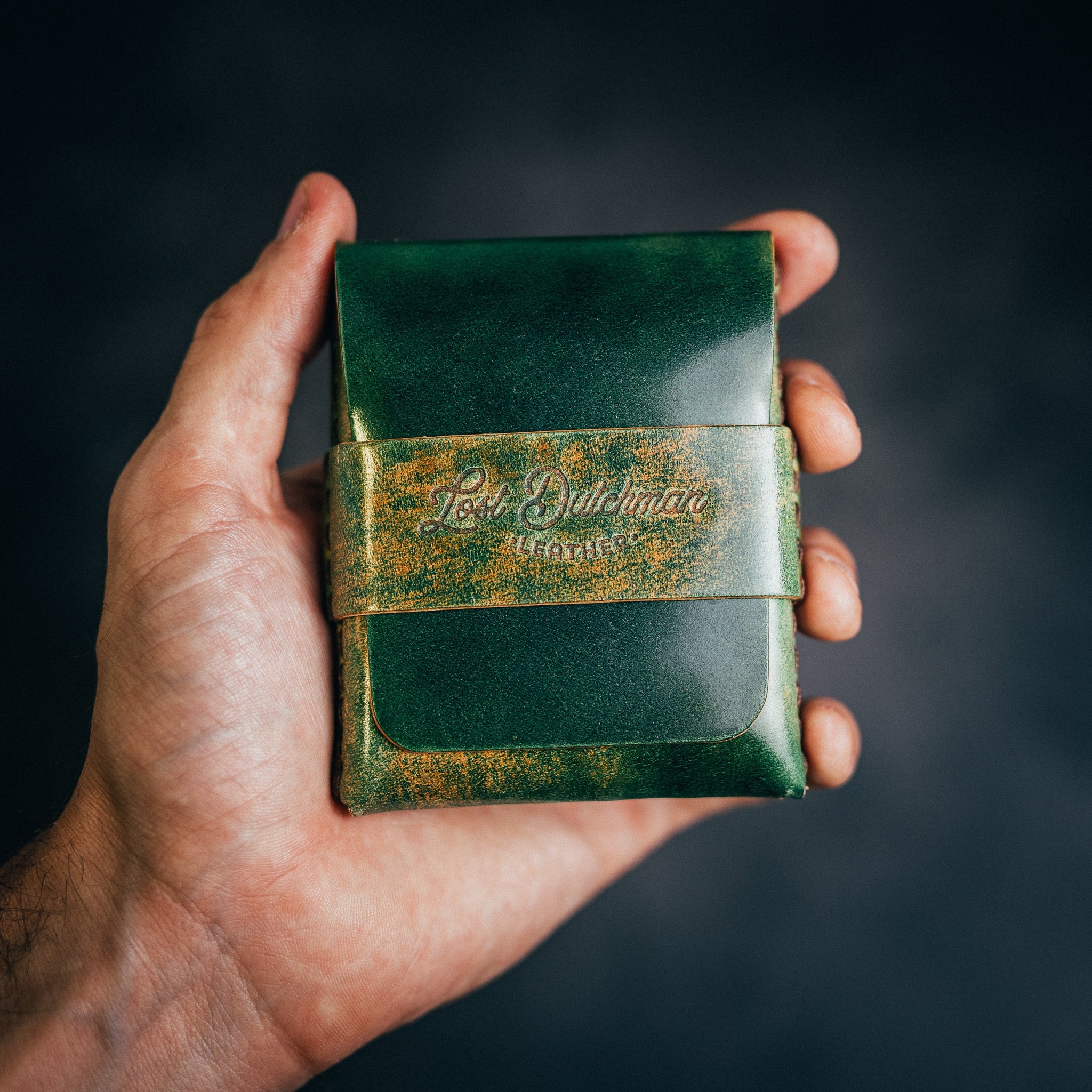 Shell Cordovan Big Finn 2 - Lost Dutchman Leather handmade leather wallets