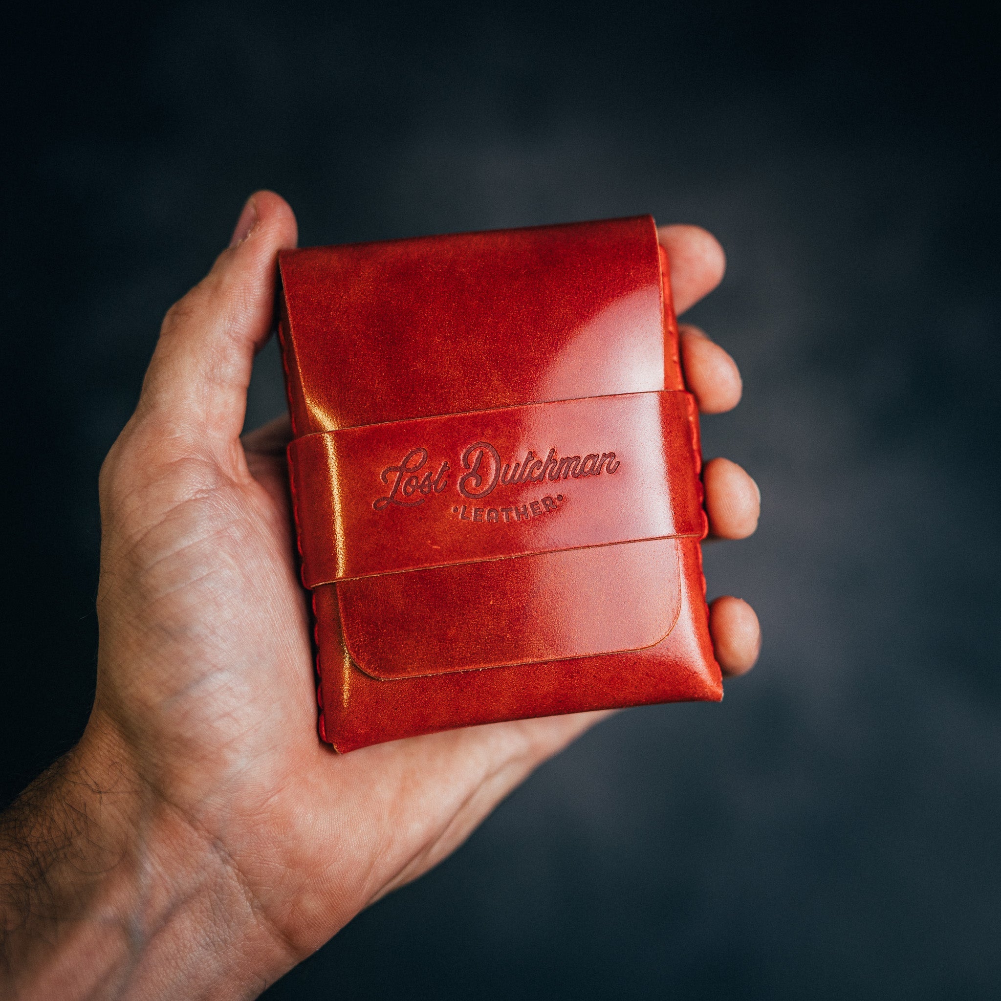Shell Cordovan Big Finn 2 - Lost Dutchman Leather handmade leather wallets