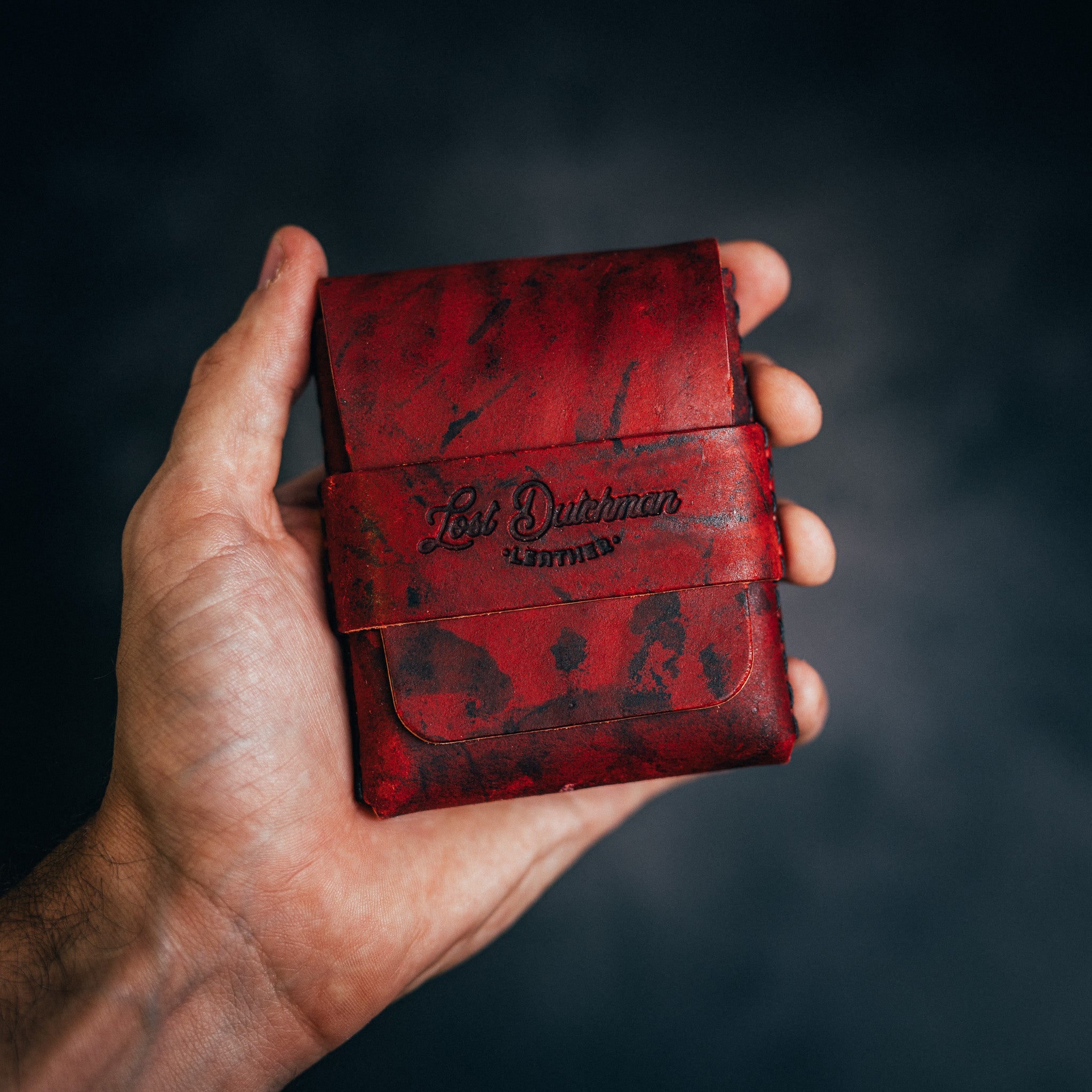 Shell Cordovan Big Finn 2 - Lost Dutchman Leather handmade leather wallets