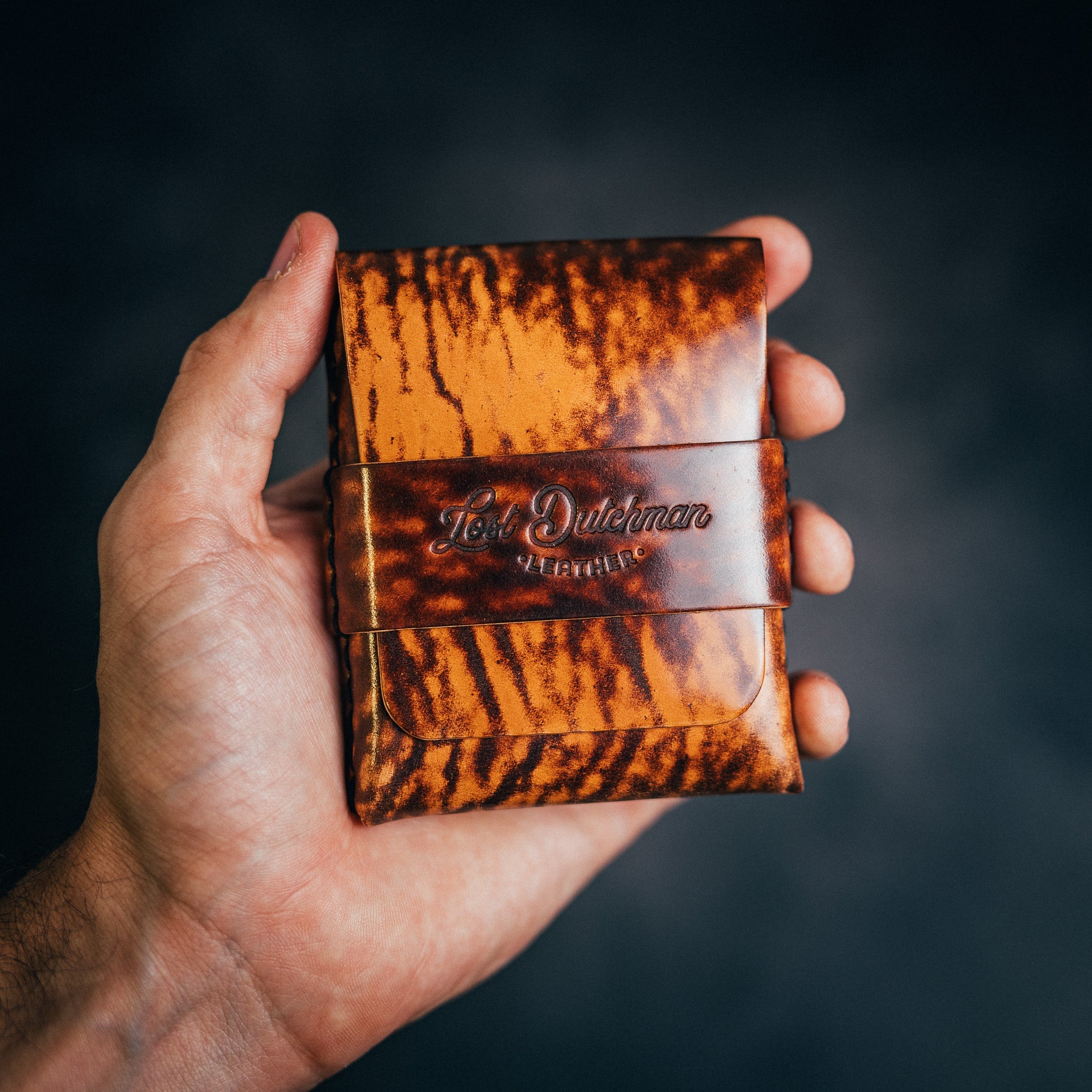 Shell Cordovan Big Finn 2 - Lost Dutchman Leather handmade leather wallets