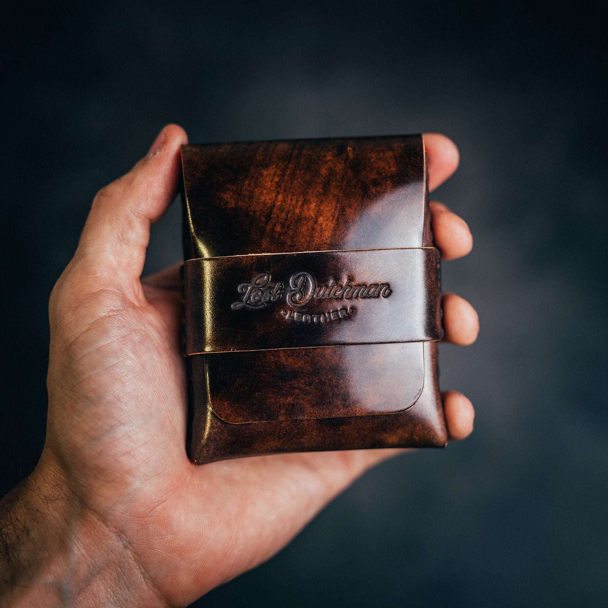 Shell Cordovan Big Finn 2 - Lost Dutchman Leather handmade leather wallets