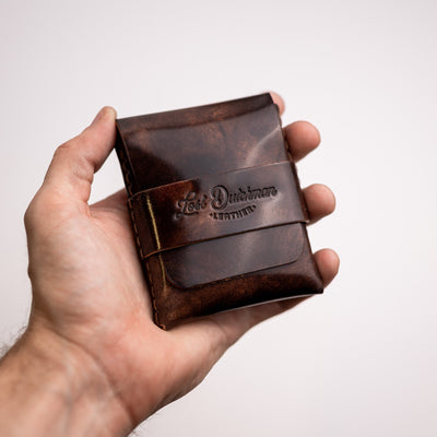 Shell Cordovan Big Finn 2 - Lost Dutchman Leather handmade leather wallets